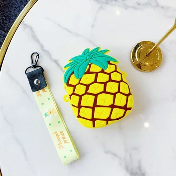 

Kawaii Mini Crossbody Bag Cartoon Silica Gel Zipper Bucket Fashion Girls Coin Purse Chain Change Wallet Keychain Earphone Bags