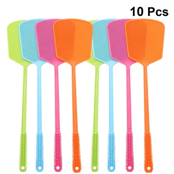 

10pcs Colorful Longer Durable Simple Mesh Mosquito Swatter for Home