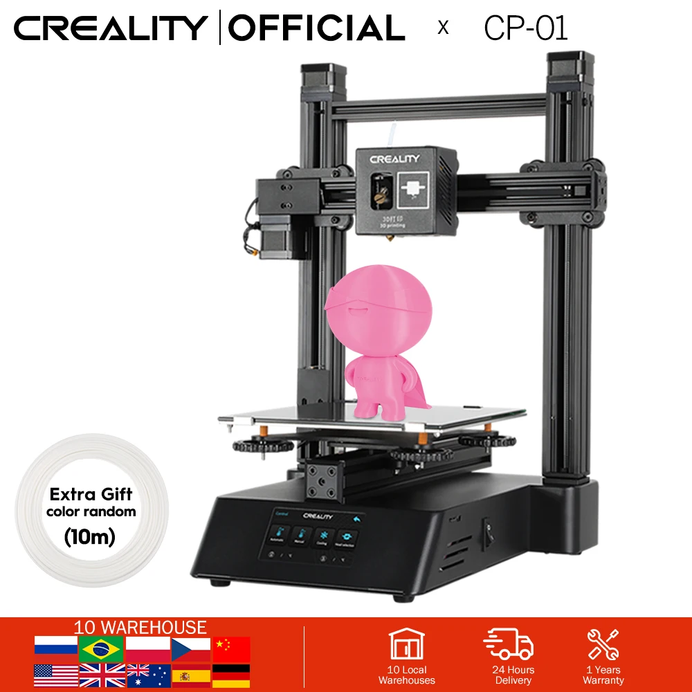 CREALITY 3D принтеры Новый CP 01 практические три в одном Модульная Машина ПЕЧАТНАЯ