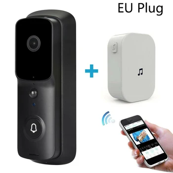 

Wireless WiFi Video Doorbell Smart Door Ring Intercom Security Camera Bell 1080p Wireless WiFi Visual Doorbell