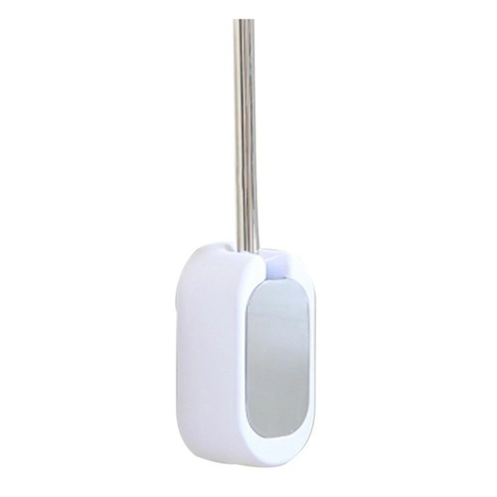 White ToiletBrush Отель Нержавеющая сталь для дома туалетная щетка настенный домашний туалетный ершик набор прочный без ногтей туалетная щетка с держателем - Цвет: White ToiletBrush