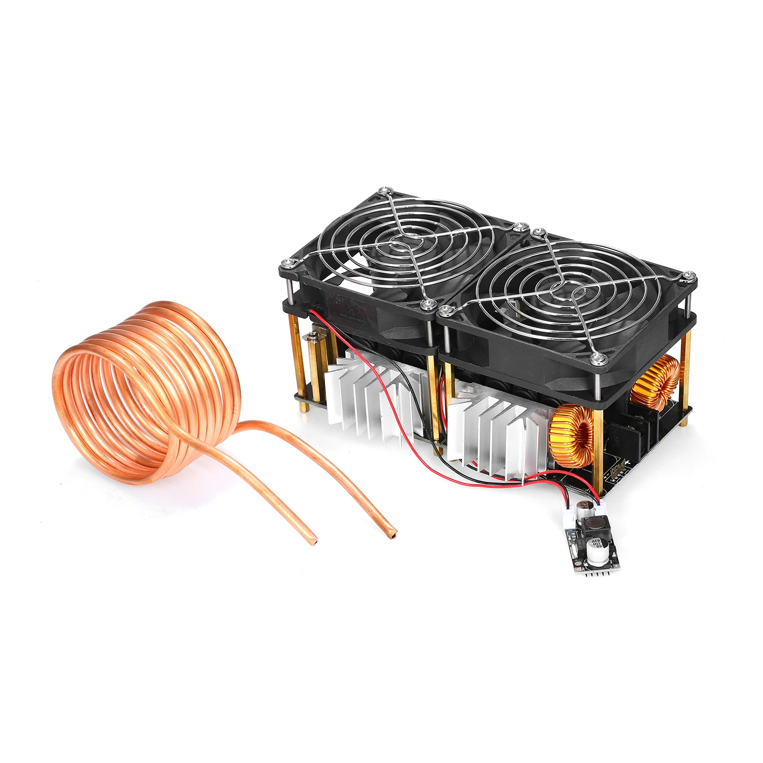 

1800W ZVS Induction Heating Board Induction Heater Module Flyback Driver Heater Good Heat Dissipation With Coil And Fan