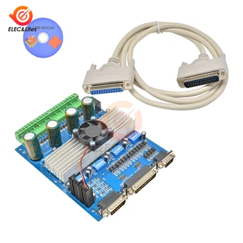

3 Axis TB6560 CNC Stepper Motor Driver Controller Board 3.5A DC Motor Drive Module DC 12V-36V for Unipolar Bipolar Stepper Motor