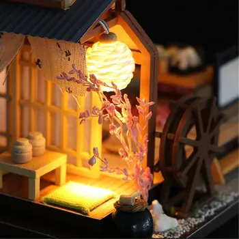 

Doll House Furniture DIY Miniature 3D Wooden Miniature Dollhouse Toys For Children Birthday Gifts Dolls Accessories