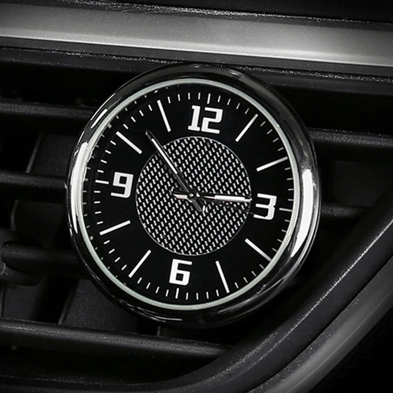 

Car Clock Ornaments Auto Watch Air Vents Outlet Clip Luminous Automotive Dashboard Time Display Clock In Car Accessories Gift