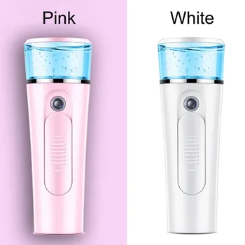

2-in-1 Handheld Mist Sprayer Portable Facial Steamer Sprayer USB Rechargeable Power Bank Sprayer Beauty Instrument new