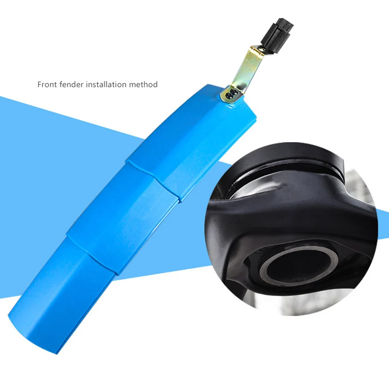 

Bike Fenders Mudguard for Mountain Road Bicycle Front PVC materialRear 2Pcs Adjustable Retractable Bicycle Mudguard Set KH889