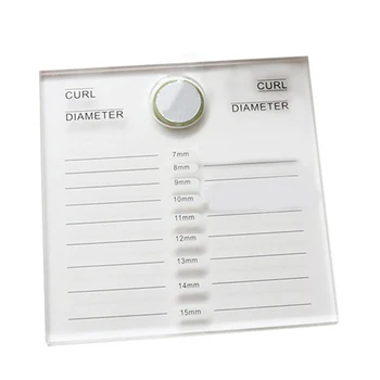 

2in1 Glue Pallet Lash Holder Pad False Eyelash Storage Acrylic Display Eyelash Extensions Tool Makeup Display