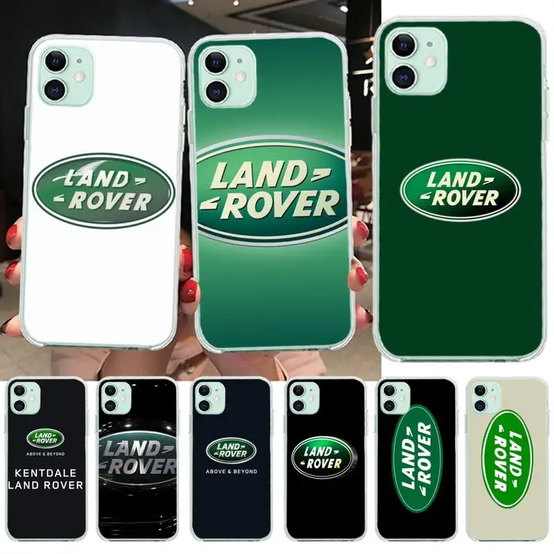 

NBDRUICAI Famous suv Land Rover logo TPU Soft Silicone Phone Case Cover for iPhone 11 pro XS MAX 8 7 6 6S Plus X 5S SE XR cover