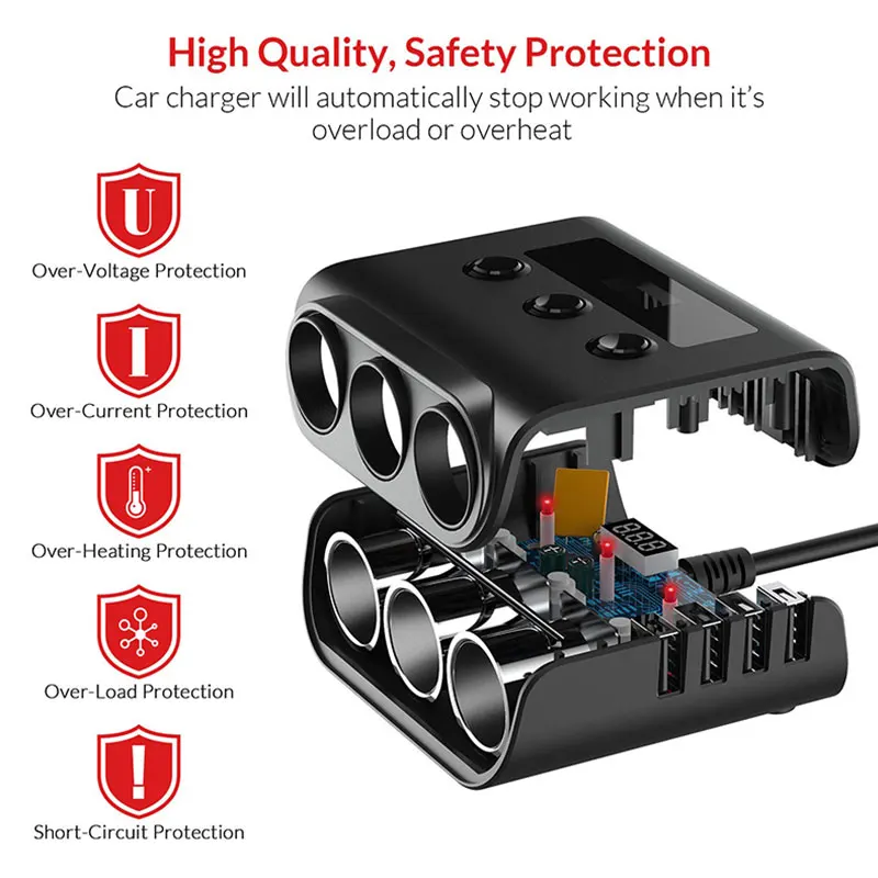 ڵ ð, 12V, 4 USB ڵ ð  й,  DVR ȭ , Ʈ  SUV