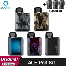 Suorin – Kit de dosettes originales ACE, batterie de 1000mAh, vapoteur 15W, cartouche ACE Pod de 2ml, Charge type-c, vaporisateur de cigarettes électroniques