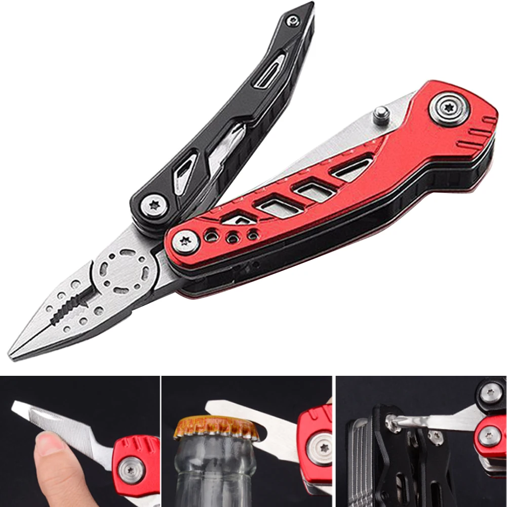 

Hand Tool Kit Portable plier Stainless Multi Tools Pocket Folding Knife pliers clamp Multi Plier Folding Camping Equipment Tool