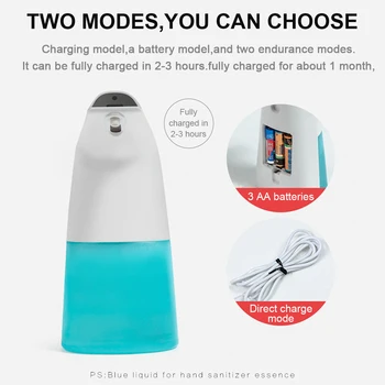 

250ML Wall-mounted Washing Mobile Phone Child Baby Soap Dispenser Automatic Induction Soap Dispenser Foam Hotel Hand Sanitizer