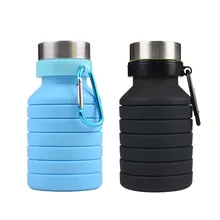 550 мл дорожная чашка, силиконовые выдвижные складные чашки, телескопические складные кофейные чашки, кружка для кемпинга, чашка для воды