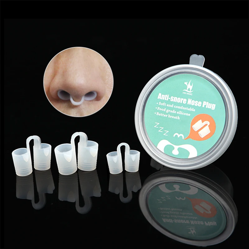 

Comfortable Silicone Boxed Anti-snore Nose Purifier Anti Snoring Breathable Nose Clip Sleep Aid Nasal Dilators Stop Snoring