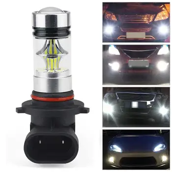 

1pc 9006 HB4 LED Fog lamp 100W 6000K Super White Fog Light 2323 LED Driving Bulb DRL Daytime Running Light Car Accessories