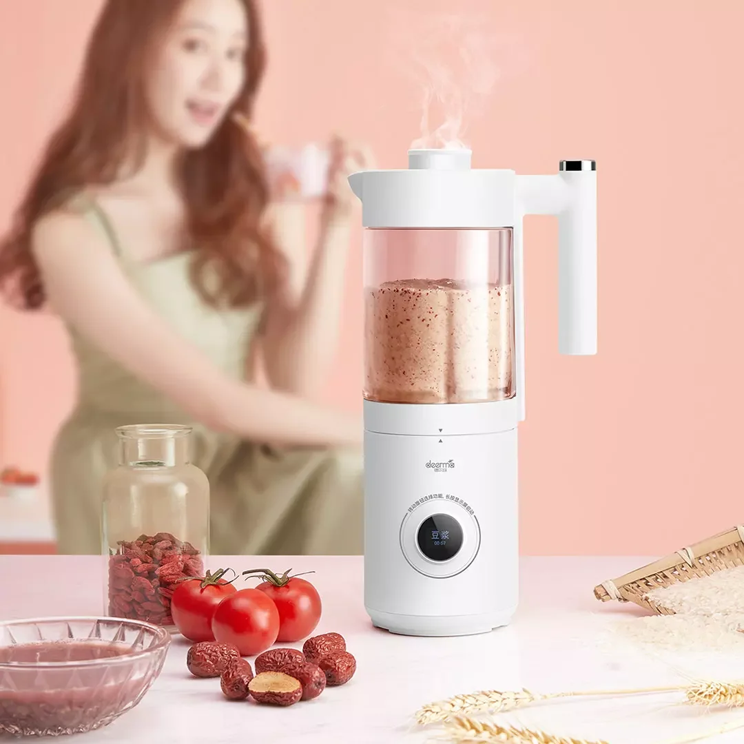 Deerma Multifunctional Blender Juicer Heating Broken Wall Cooking Machine 12H Timing Adjusted Food Mixers
