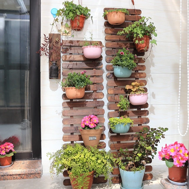 Etagere Bois pour Pots de Fleurs