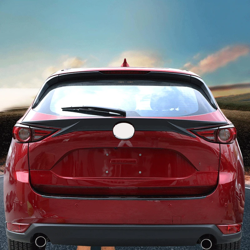 1 шт. для Mazda CX-5 CX5- ABS черный спойлер задний Средний чехол с крыльями отделка автомобиля аксессуары для укладки