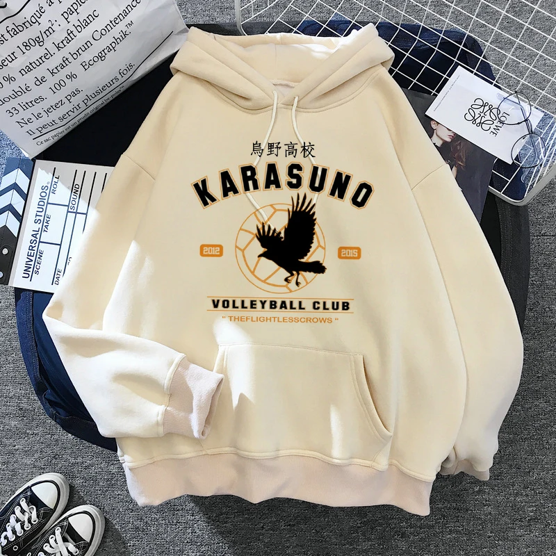 Толстовка Haikyuu мужская с забавным мультяшным уличная одежда японскими