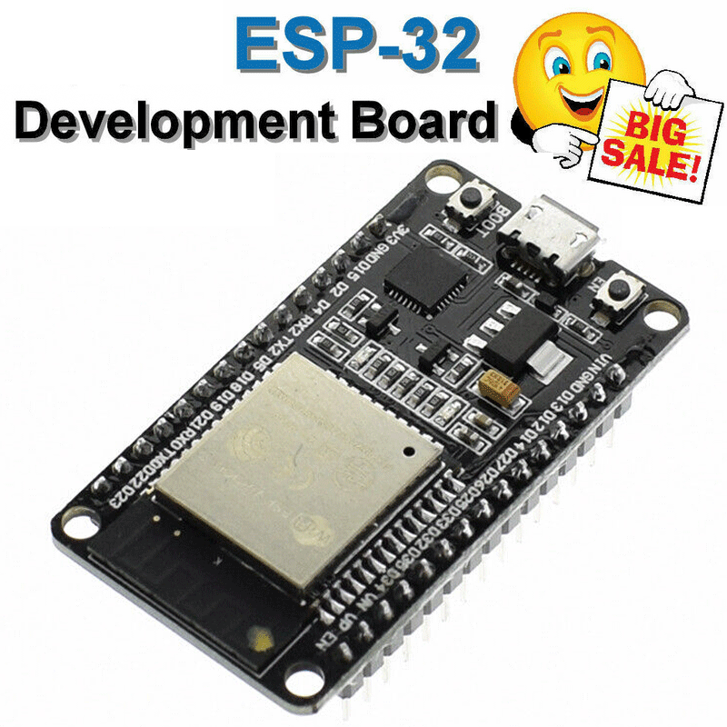 1 шт. ESP32 макетная плата 2,4 ГГц WiFi беспроводной bluetooth антенный модуль