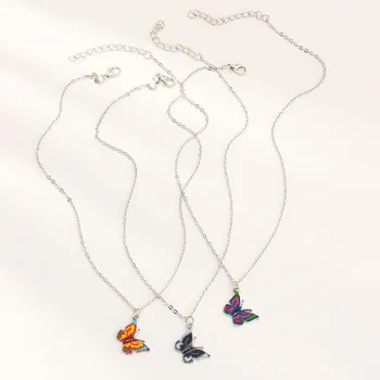 

Trendy Butterfly Pendant Necklaces For Women Fashion Charm Chain Choker Necklace For Women Girls Bohemian Jewelry Gifts