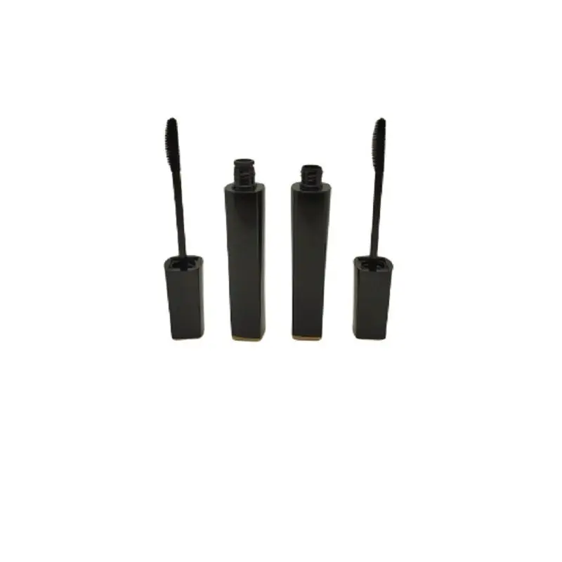 6ml Empty Mascara Tubes Square Black Cosmetic Containers Crushed Hair