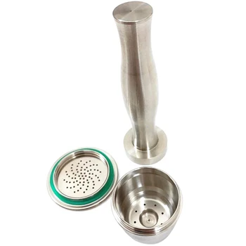 

Filled Coffee Capsule Coffee Powder Stainless Steel Hammer Powder Set Compatible with NES Coffee Machine