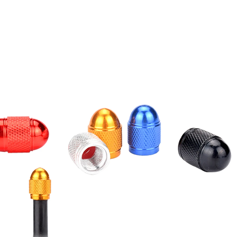 

2pcs Mountain Bike American Tire Nozzle Cap Color Aluminum Alloy Valve Cover Beautiful Mouth BMX Dust Cover