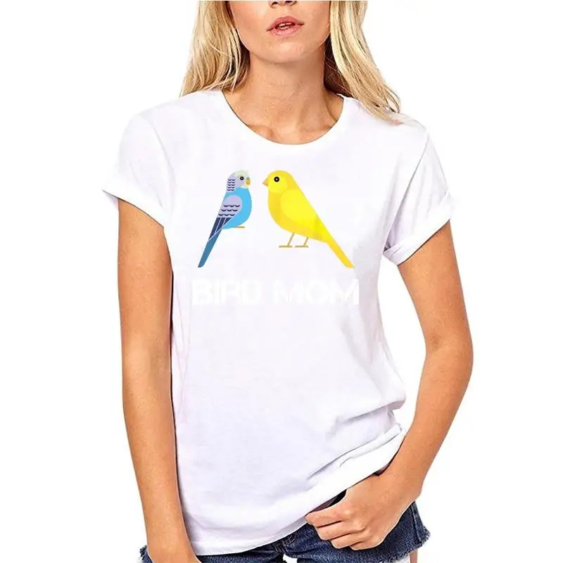 2020 New 3d T Shirt Men Funny Tee Shirts Short Sleeve Bird Mom - Parakeet Canary Owner T-shirt Fashion White | Мужская одежда