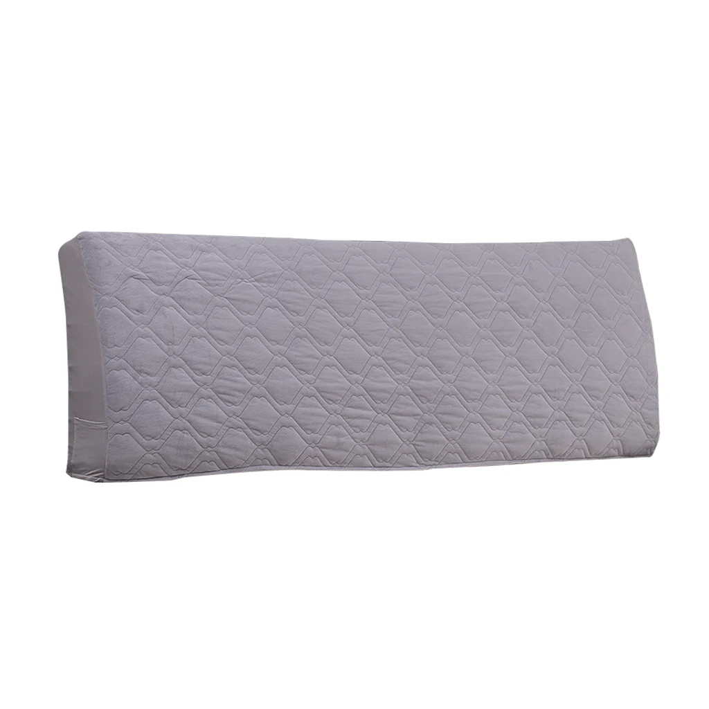 Thicken Stretch Bed Headboard Slipcover Protector Solid Color Dustproof Cover Bedside Bedroom Decorative Protectors