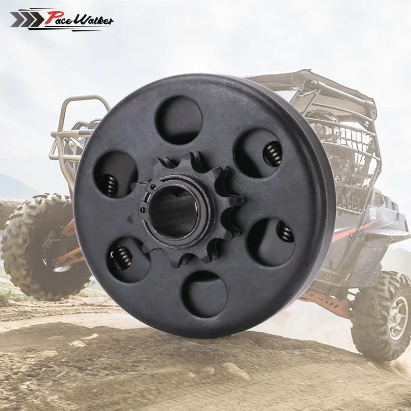 

ATV Dune Buggy Karting Centrifugal Cluth 3/4 10 Tooth 18 Size Inner Diameter 420 Chain Automatic Cluth