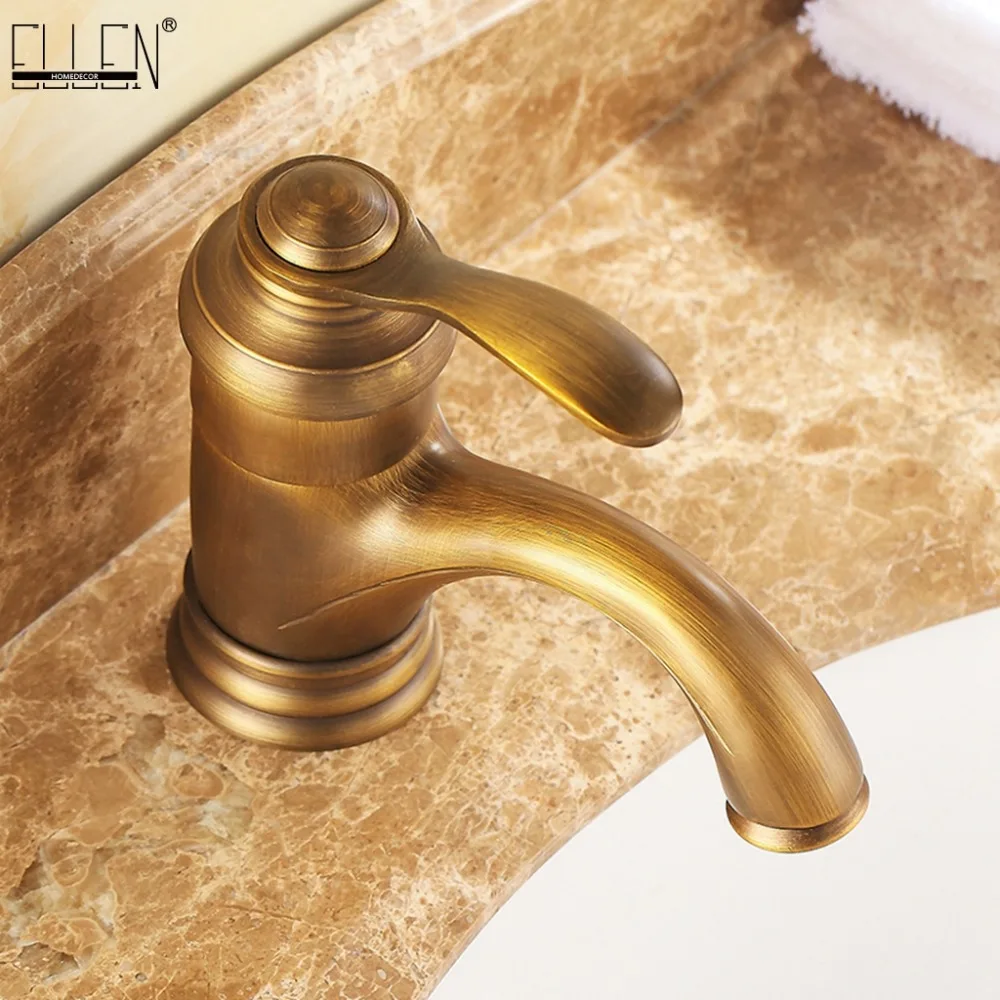 

Vidric Antique faucet bathroom sink water bathroom faucets single handle crane Sink Basin Mixer Tap EL7402