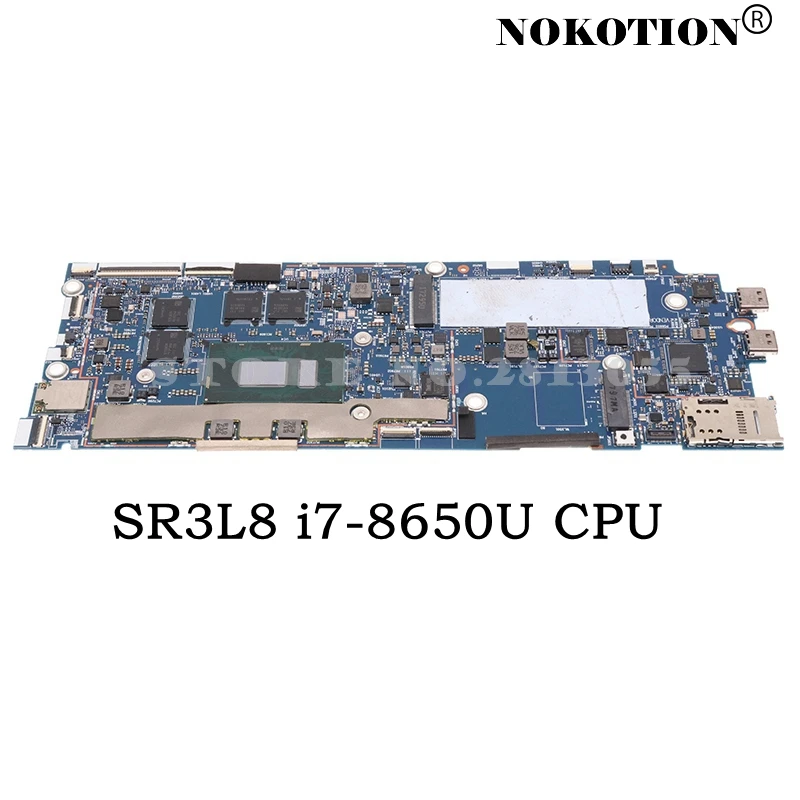 Nokotion 01AW881 01AW880 01AW879 DMX3A NM-B271 For lenovo ThinkPad X1 Tablet Evo Motherboard SR3L8 i7-8650U CPU UHD 620 8G RAM