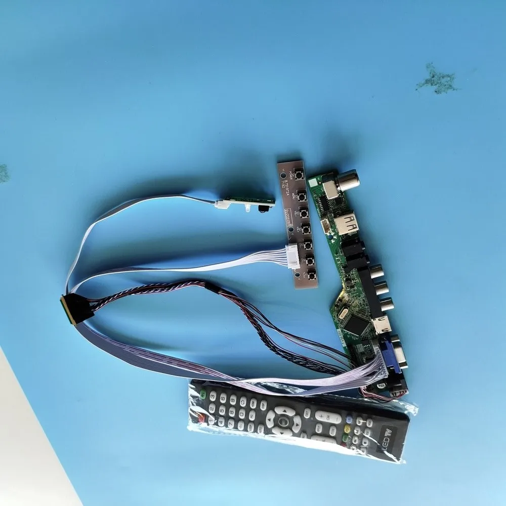 

Комплект для HSD089IFW1-A01/A00/A02 1024x600 Экран дисплея VGA AV 40pin аудио ЖК-дисплей Панель пульт дистанционного управления доска USB HDMI LVDS ТВ