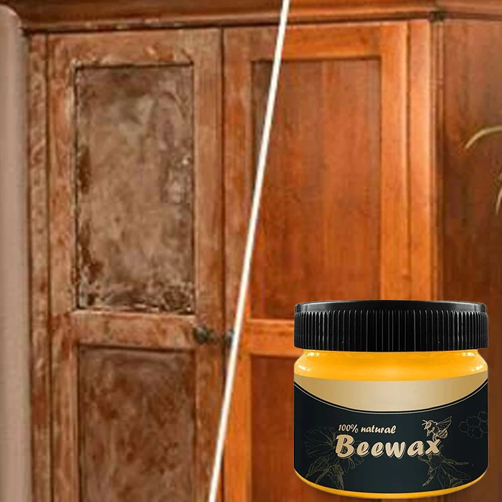 Fast delivery Organic Natural Wax Wood Seasoning Beeswax Furniture Care Beeswax home garden laminate flooring Cleaning Tools