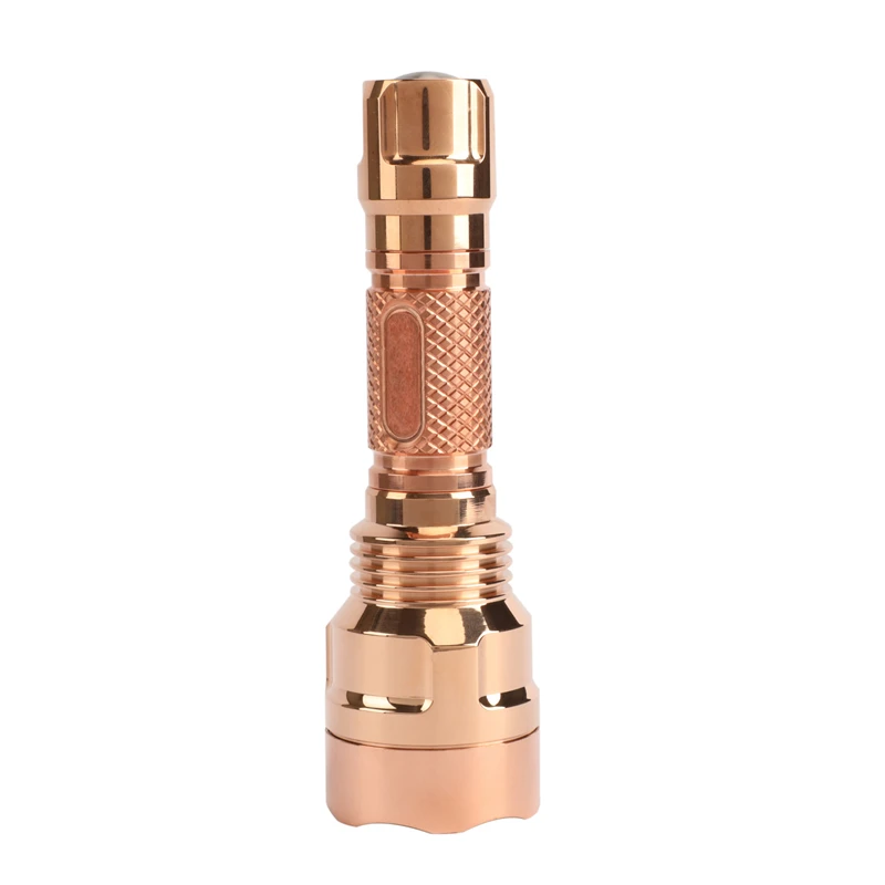 Медь Astrolux C8 SST40/XP-L HI 1300lm 7/4 режима A6 драйвер для повседневного использования, тактический фонарик 18650 фонарик светодиодный фонарь Фонари прожектор