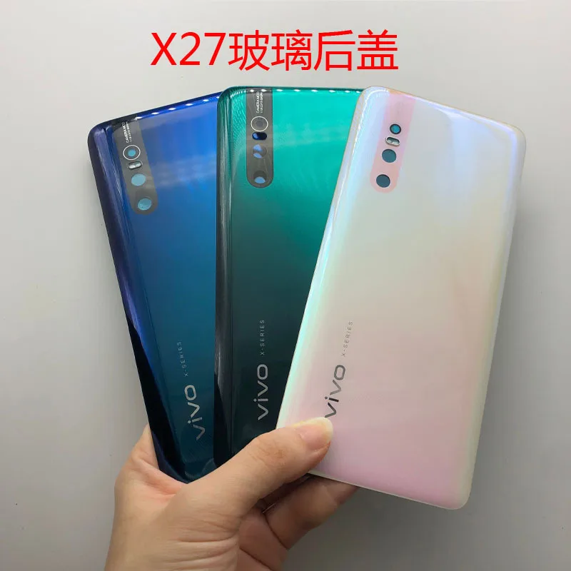 Подарок+ для vivo X27 Запасные насадки для ремонта стекла задняя крышка для vivo X27 запчасти для ремонта