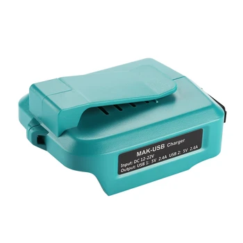 

12V-22V ADO05 Li-Ion Battery Adapter for Makita Battery Dual USB Battery Converter