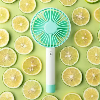 

Waka Mini Desk Fan Portable Mobile Holder Fans Handheld Outdoor USB Fan Air Cooler Small Desktop Office Dual-use Rechargeable