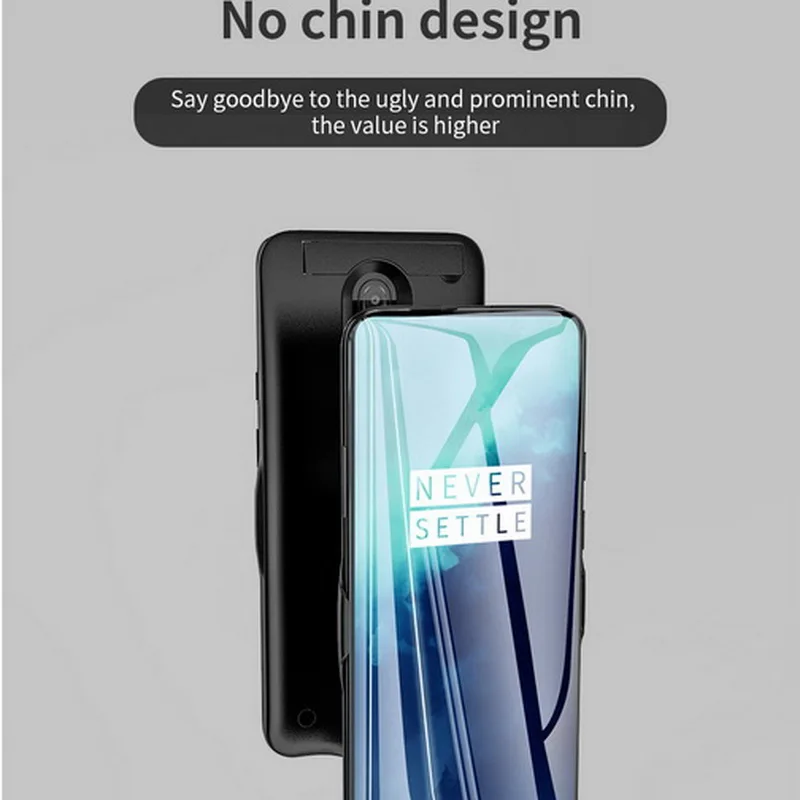 YISHANGOU чехол для зарядного устройства для Oneplus 7T 7 Pro 6T 6 6800mAh универсальный портативный внешний аккумулятор чехол для зарядного устройства для Oneplus
