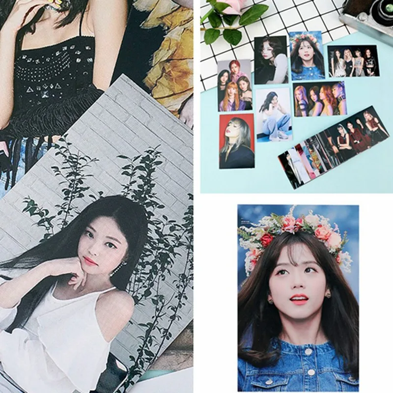 32 шт./компл. K-POP BLACKPINK альбом самодельные Бумага ЛОМО карта фото карты HD Фотокарта