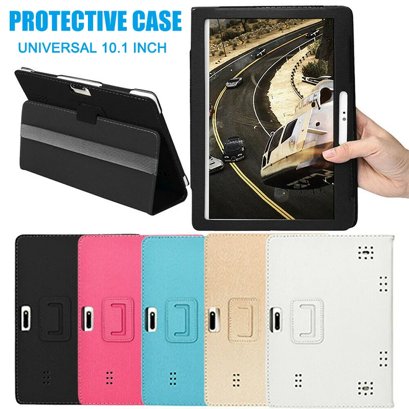 

Newly Universal 10/10.1 Inch Leather Stand Cover Case for Android Tablet PC Protective Cover