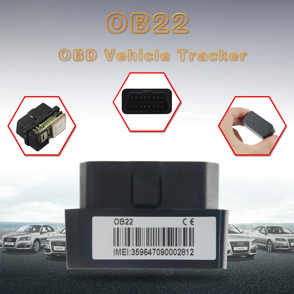 OBD Автомобильный GPS трекер OB22 устройство слежения за транспортным средством LBS