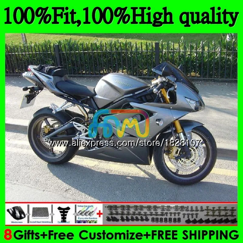 OEM литья под давлением для Triumph Daytona 675 09, 10, 11, 12, 82BS. 31 Daytona-675 Daytona675 серебристый горячий 009 2010 2011 2012 Полный обтекатели - Цвет: No. 1