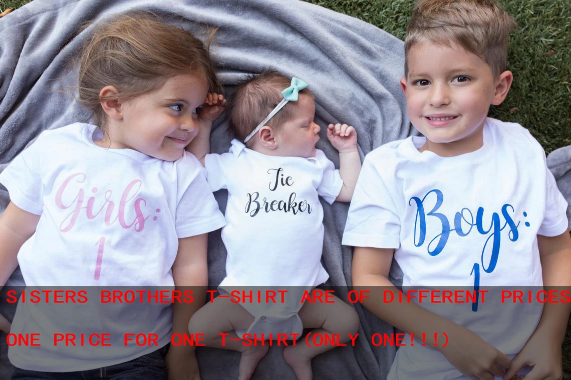 Рубашка для беременных с надписью Sibling рубашка Big Sister принтом Brother Новый Детский