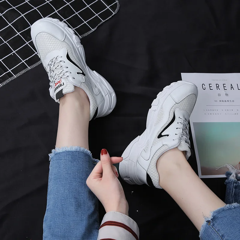 

Spring Shoes Women's INS Fashion A02 Spring New Style Dad Online Celebrity Versatile Intellectual Smoked Running Super Fire Athl