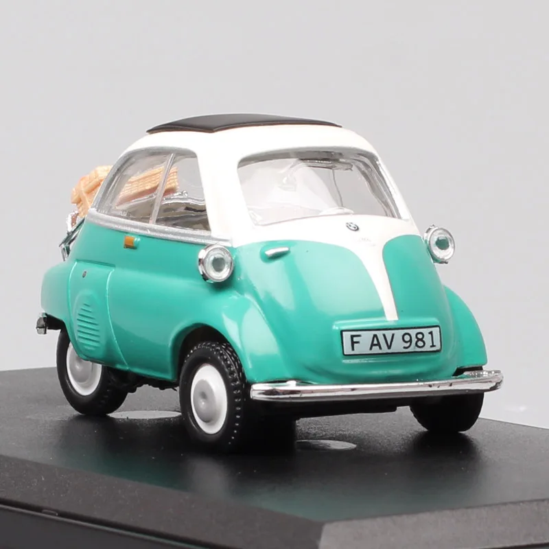 1:43 электронные весы старый ретро Cararama Isetta 250 пузырьковый автомобиль микрокар Diecasts& игрушки модели автомобилей детей 1955 акриловая коробка