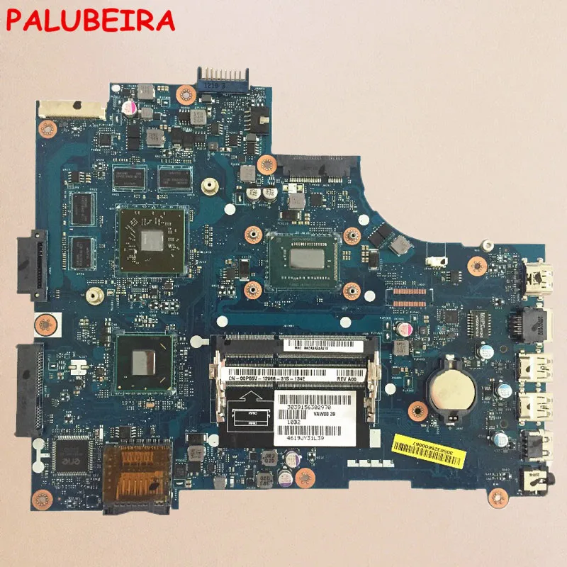 PALUBEIRA для DELL Inspiron 3521 5521 Материнская плата ноутбука VAW01 LA-9101P с процессором и 216-0842009 GPU бортовой DDR3 полностью протестирован