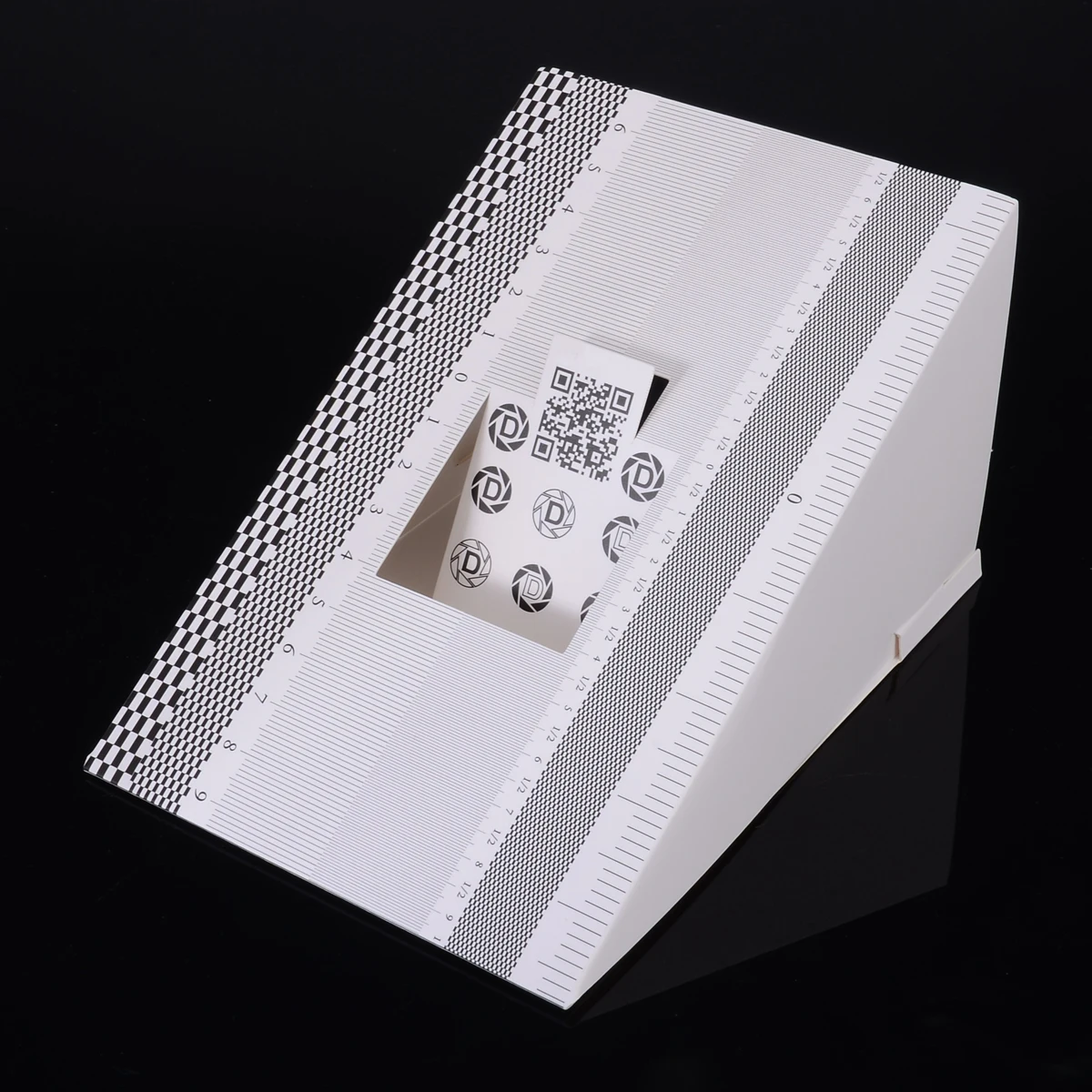 1pc High Quality Camera Folding Card Lens Focus Calibration Alignment AF Micro Adjustment Ruler Chart Mayitr